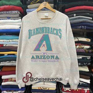 Vintage Arizona Diamondbacks Baseball Sweatshirt, MLB Diamondbacks Shirt Tee